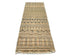8 Feet Moroccan Brown Hand Woven Wool Runner Rug